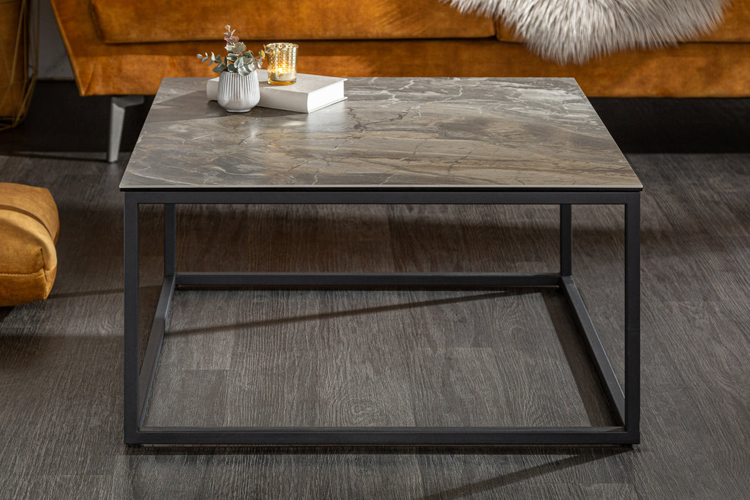 Couchtisch Fusion 75cm Marmor-Optik Keramik