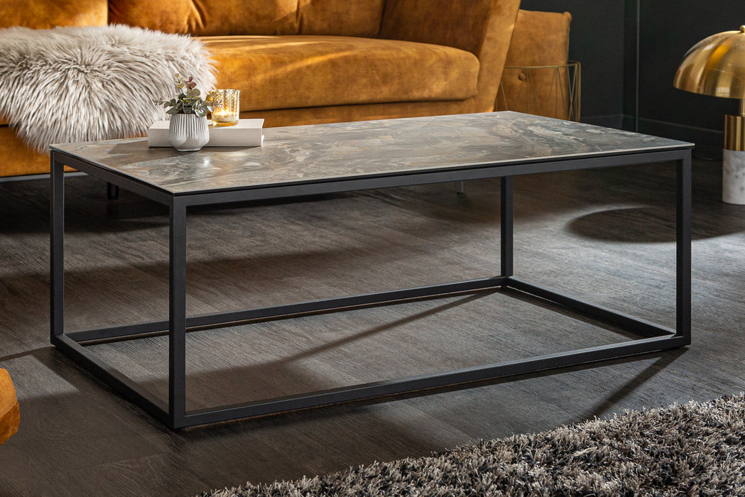 Couchtisch Fusion 100cm Marmor-Optik Keramik