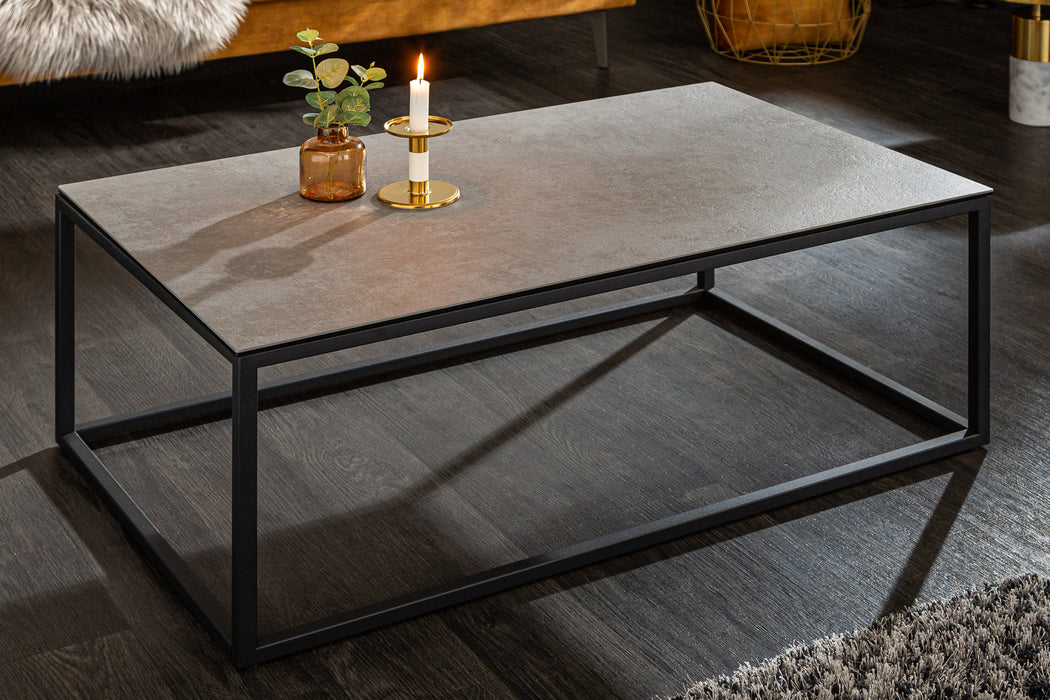Couchtisch Fusion 100cm Beton-Optik Keramik