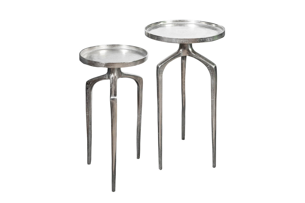 Beistelltisch Conceptual 2er Set Aluminium