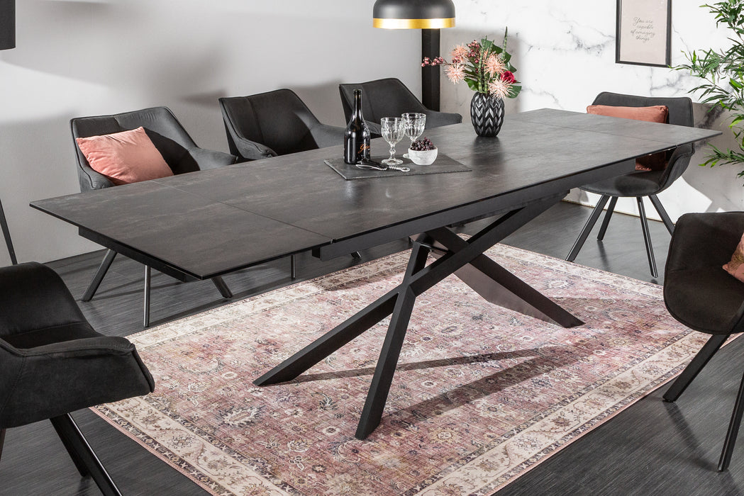 Esstisch Bliss 180-220-260cm Keramik Lava