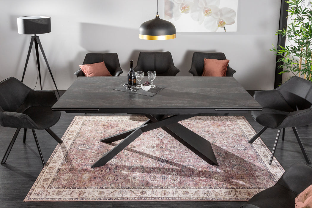 Esstisch Bliss 180-220-260cm Keramik Lava