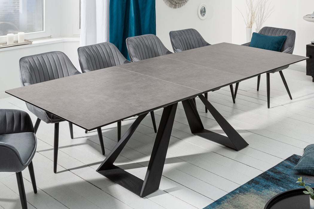 Esstisch Unity 180-230cm Keramik Anthrazit