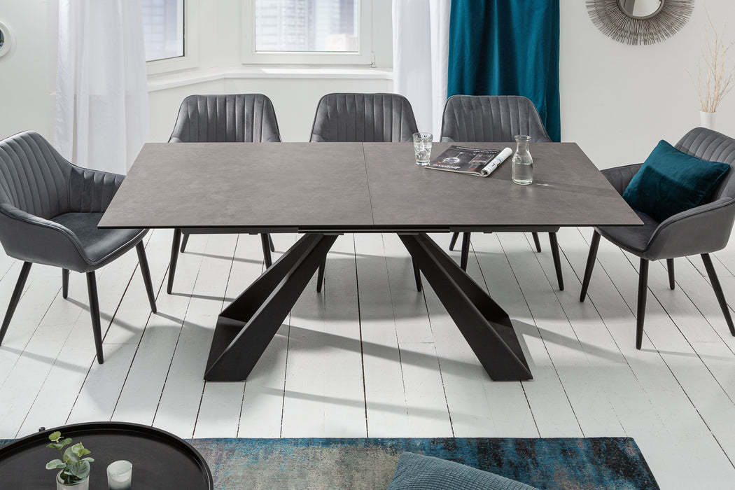 Esstisch Unity 180-230cm Keramik Anthrazit
