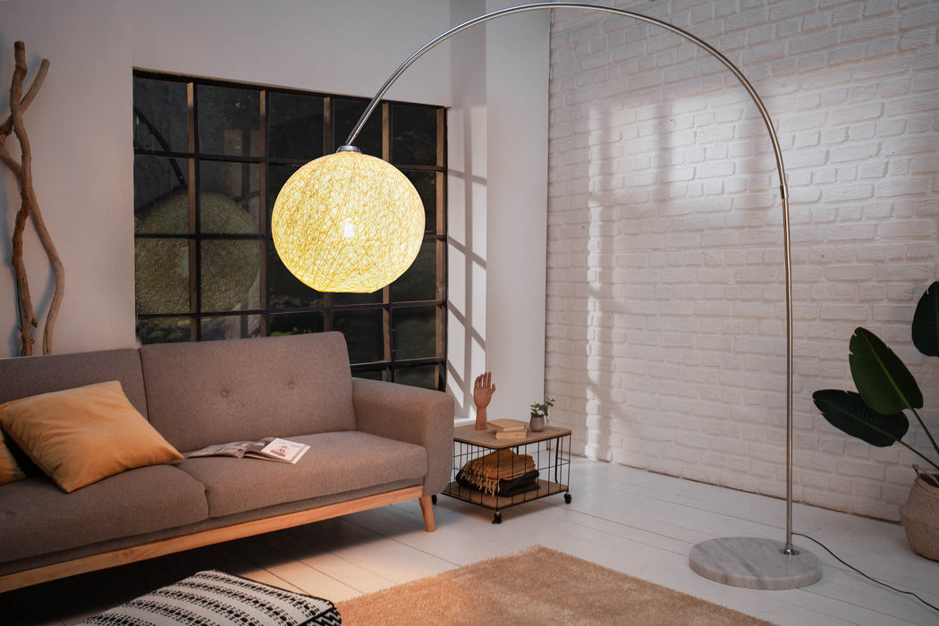Stehleuchte Cocon 205cm weiss