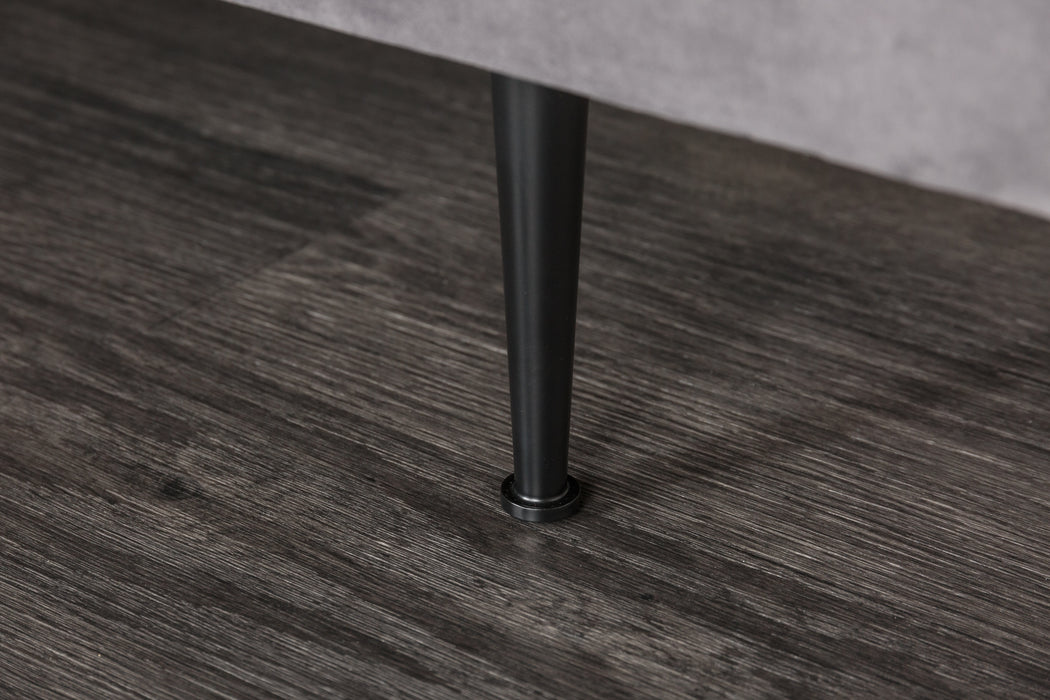 Recamiere Icon 195cm Samt grau