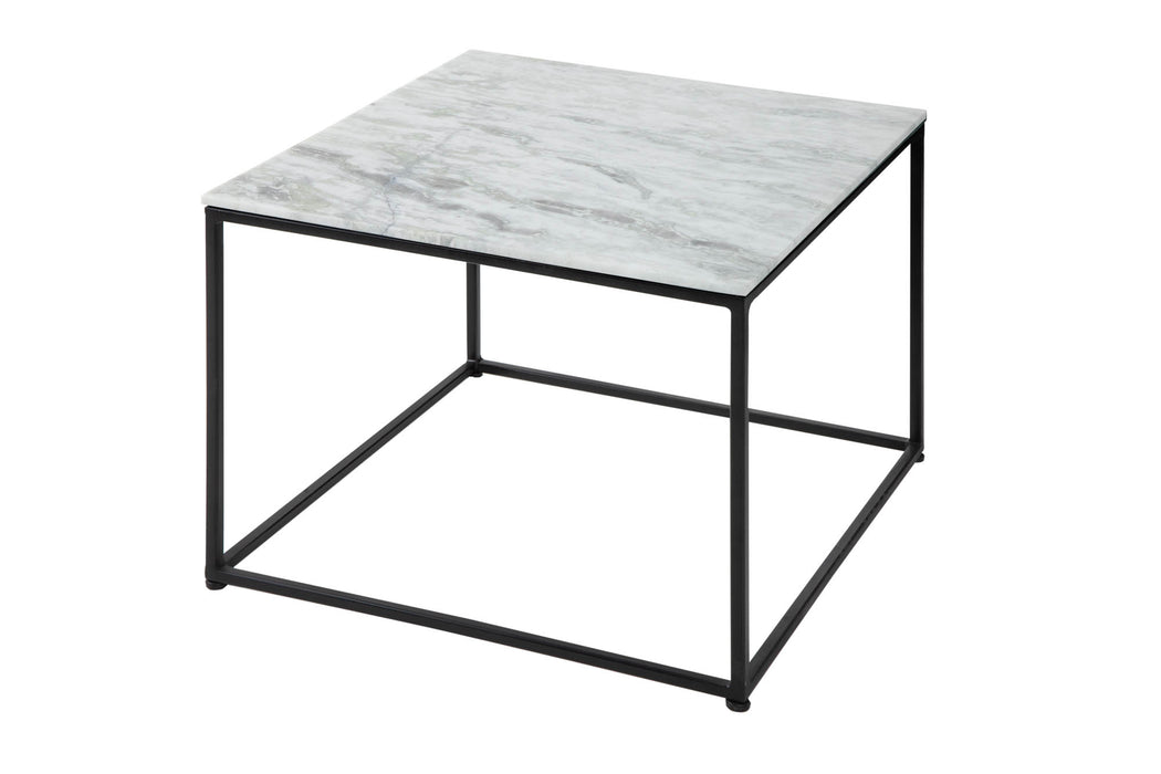 Couchtisch Jura 50cm Marmor weiss