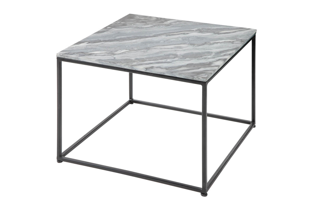 Couchtisch Jura 50cm Marmor grau
