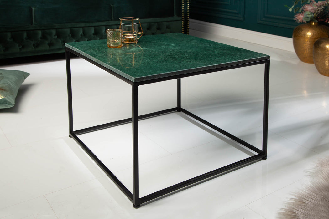Couchtisch Jura 50cm Marmor grün
