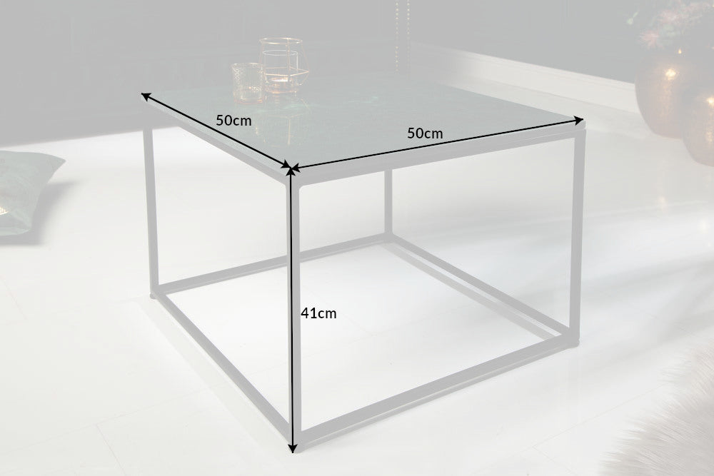 Couchtisch Jura 50cm Marmor grün