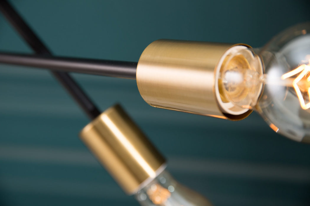 Hängeleuchte Sleek Variant - schwarz gold