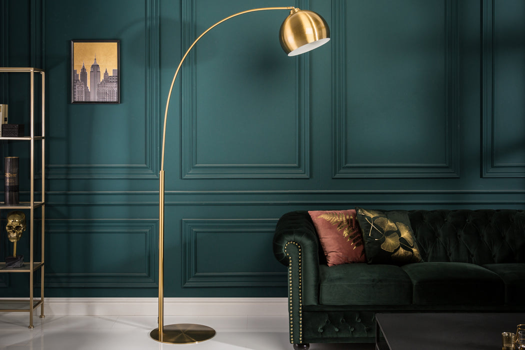 Stehleuchte Moon 205cm gold