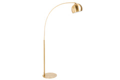 Stehleuchte Moon 205cm gold Metall Bogenlampe