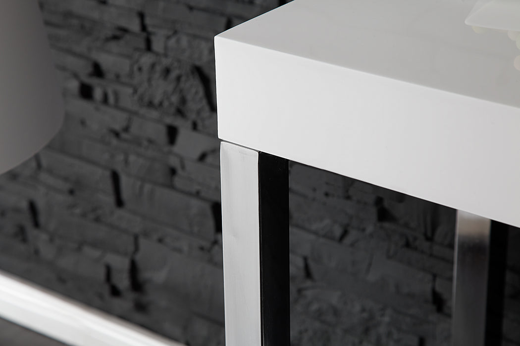 Laptoptisch White Desk 120x40cm weiss