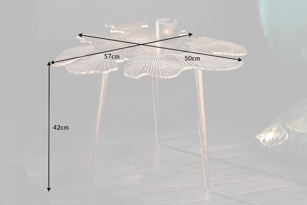 Couchtisch Petal 57cm gold