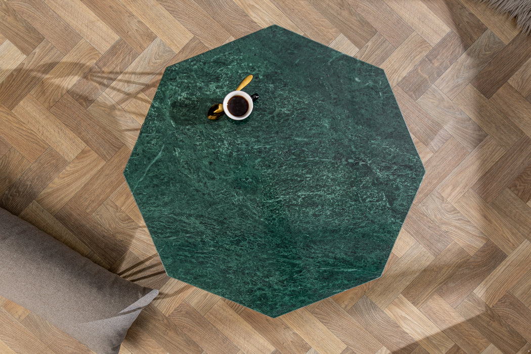 Couchtisch Diamant 70cm Marmor grün