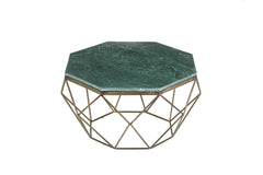 Couchtisch Diamant 70cm Marmor gruen