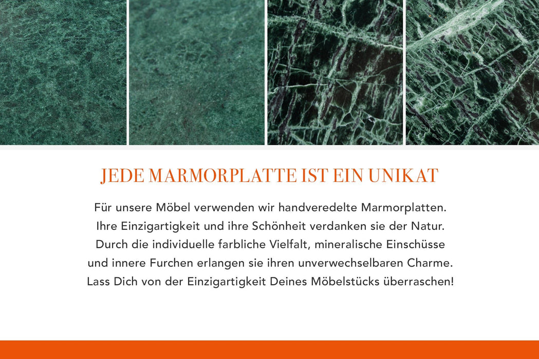 Couchtisch Diamant 70cm Marmor grün
