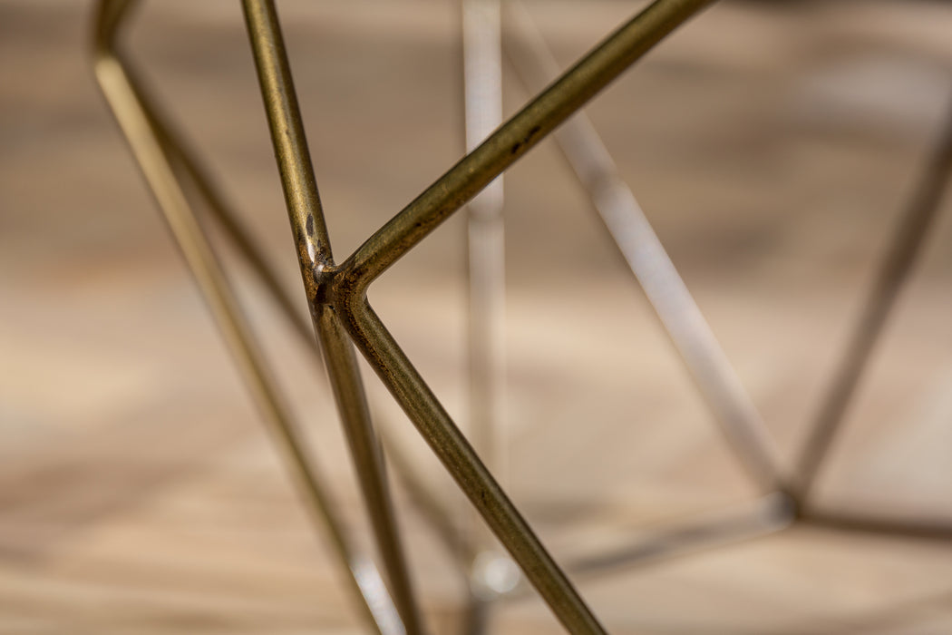 Couchtisch Diamant 70cm Marmor weiß