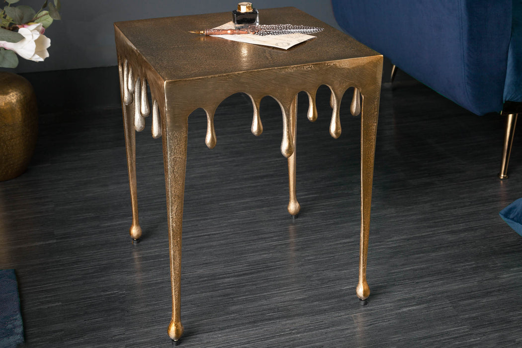 Beistelltisch Liquid Drops S 44cm quadratisch