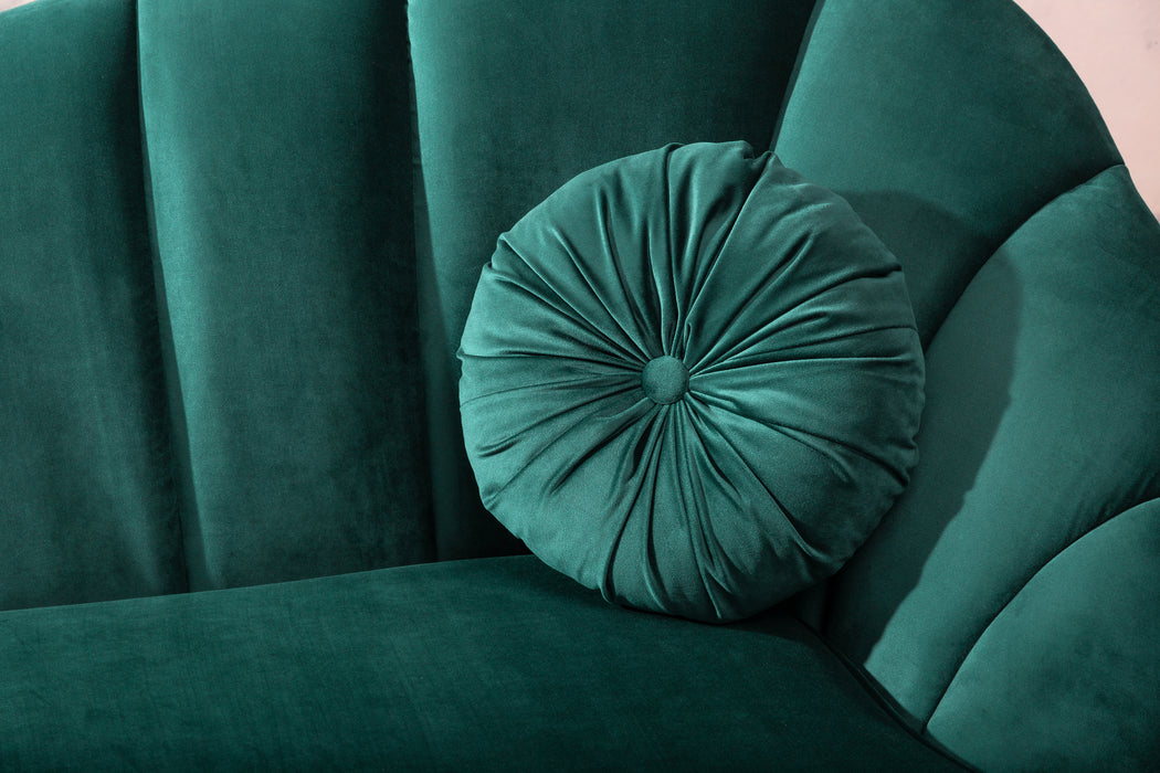 Sofa Serena 220cm Samt Türkis