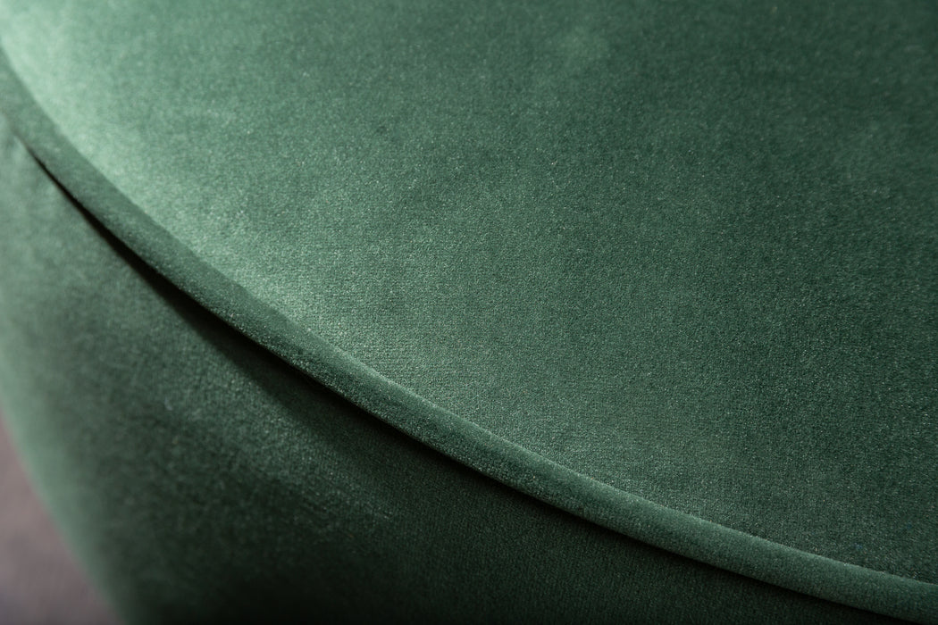 Sofa Serena 220cm Samt Flaschengrün