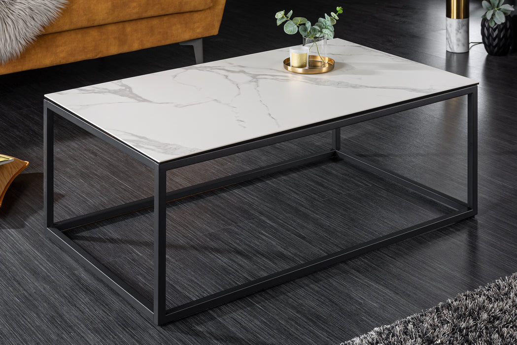Couchtisch Fusion 100cm Marmor-Optik Keramik