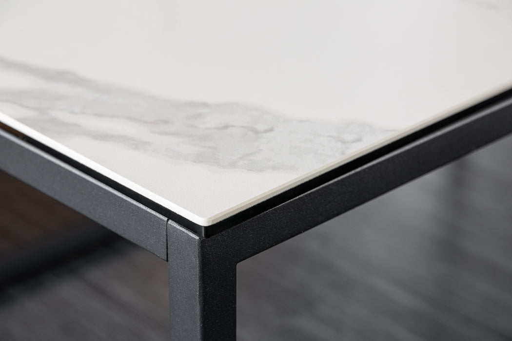 Couchtisch Fusion 100cm Marmor-Optik Keramik