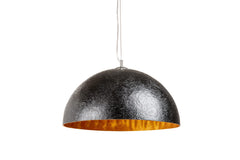 Hängeleuchte Dimm schwarz gold Fiberglas Glamour