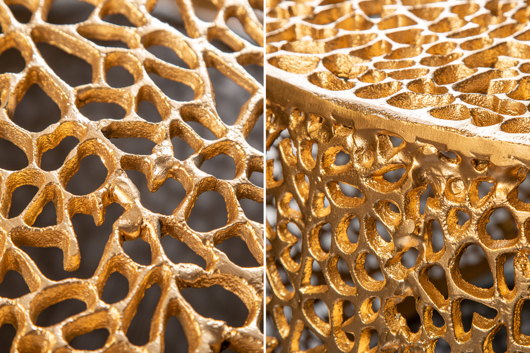 Couchtisch Petal 80cm gold
