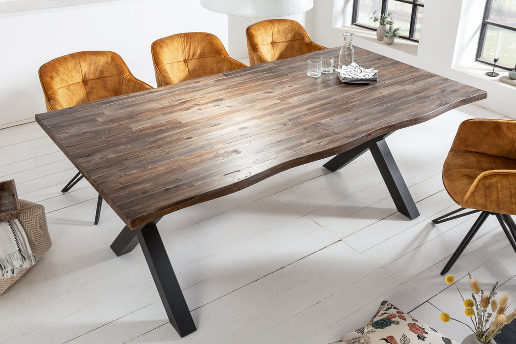 Esstisch Eiger Vintage 160cm Akazie Braun