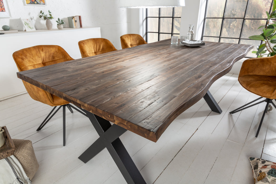 Esstisch Eiger Vintage 160cm Akazie Braun