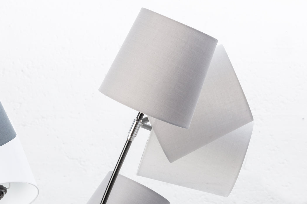 Stehleuchte Elegant schwarz weiß grau