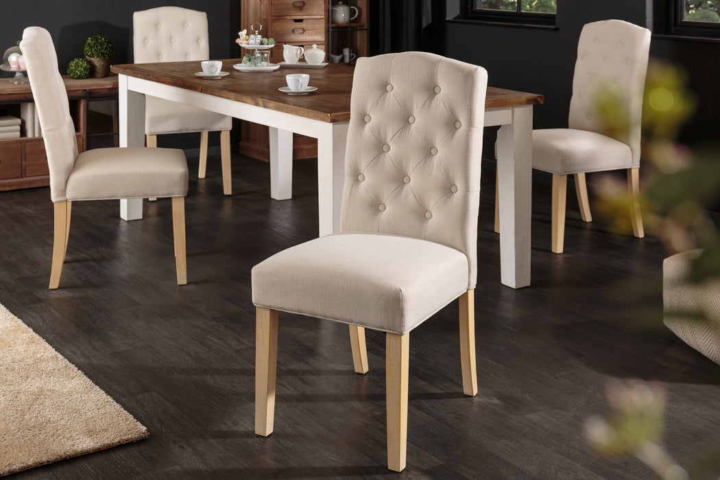 Stuhl Fortress beige Struktur