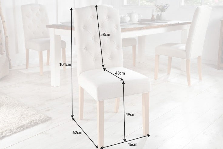 Stuhl Fortress beige Struktur