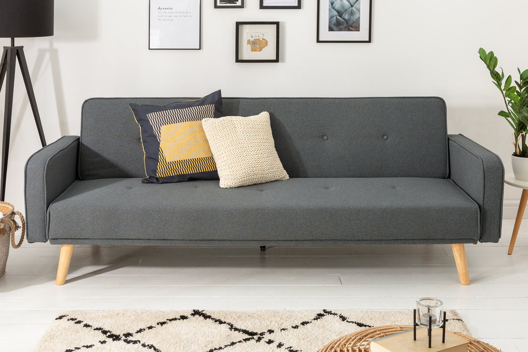 Schlafsofa Nordica 210cm Anthrazit