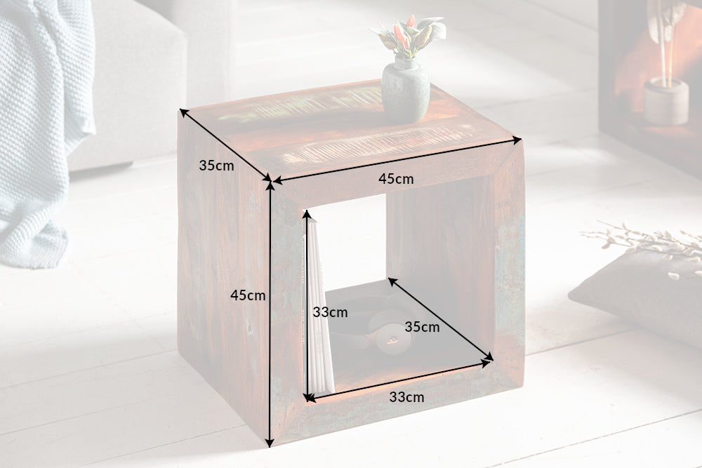 Beistelltisch Regal Grand Combin 45cm Recyclingholz
