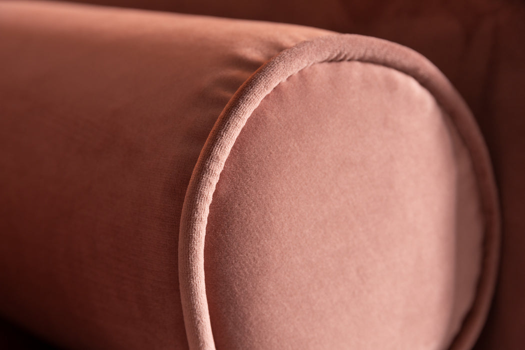 Sofa Plush Velvet 220cm Altrosa Samt