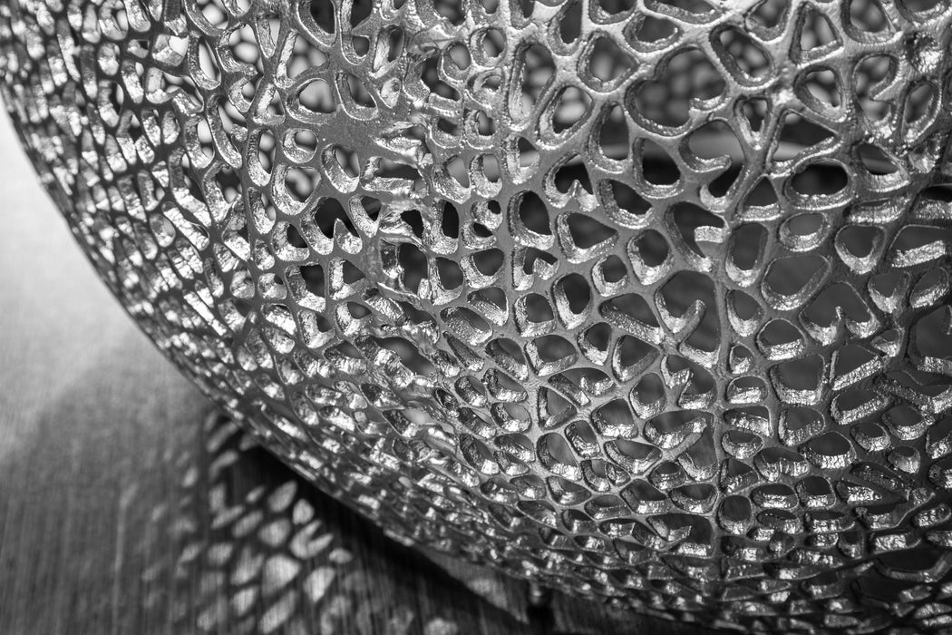 Couchtisch Petal silber 80cm
