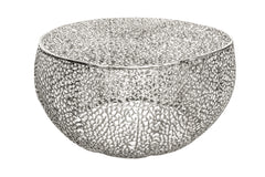 Couchtisch Petal silber 80cm