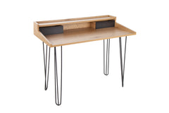 Schreibtisch Cam Set 110cm Eichen-Optik