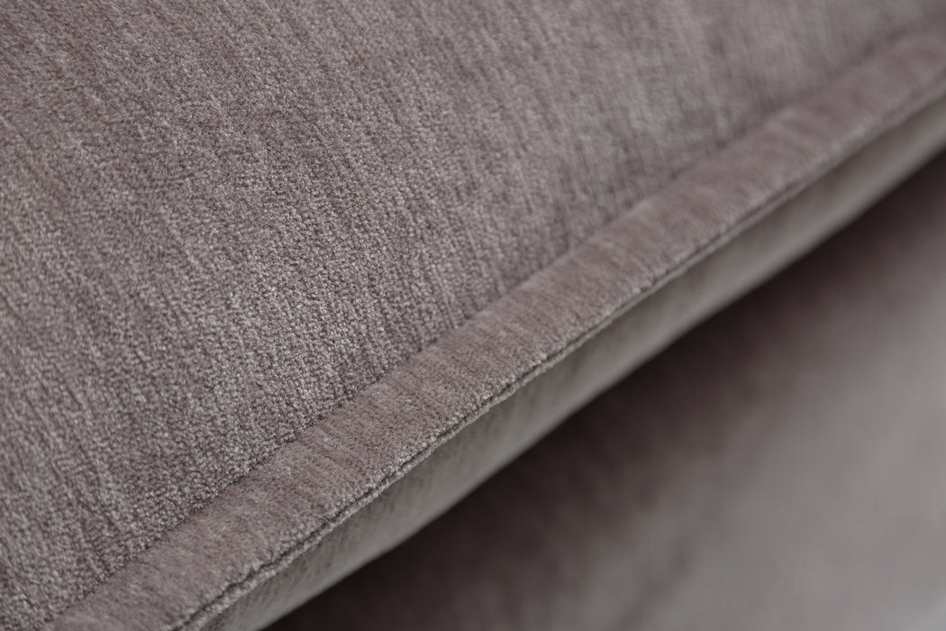 Eck-Sofa Clouds 255cm Samt taupe