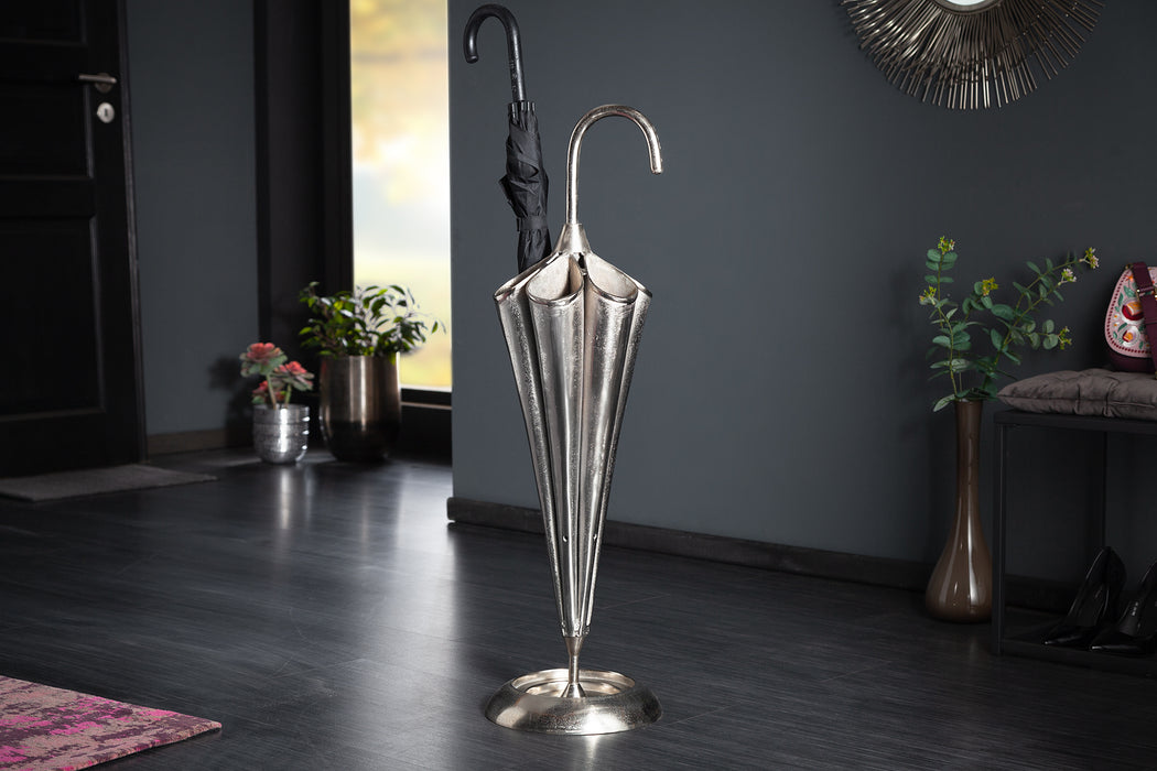 Schirmständer Umbrella 90cm silber