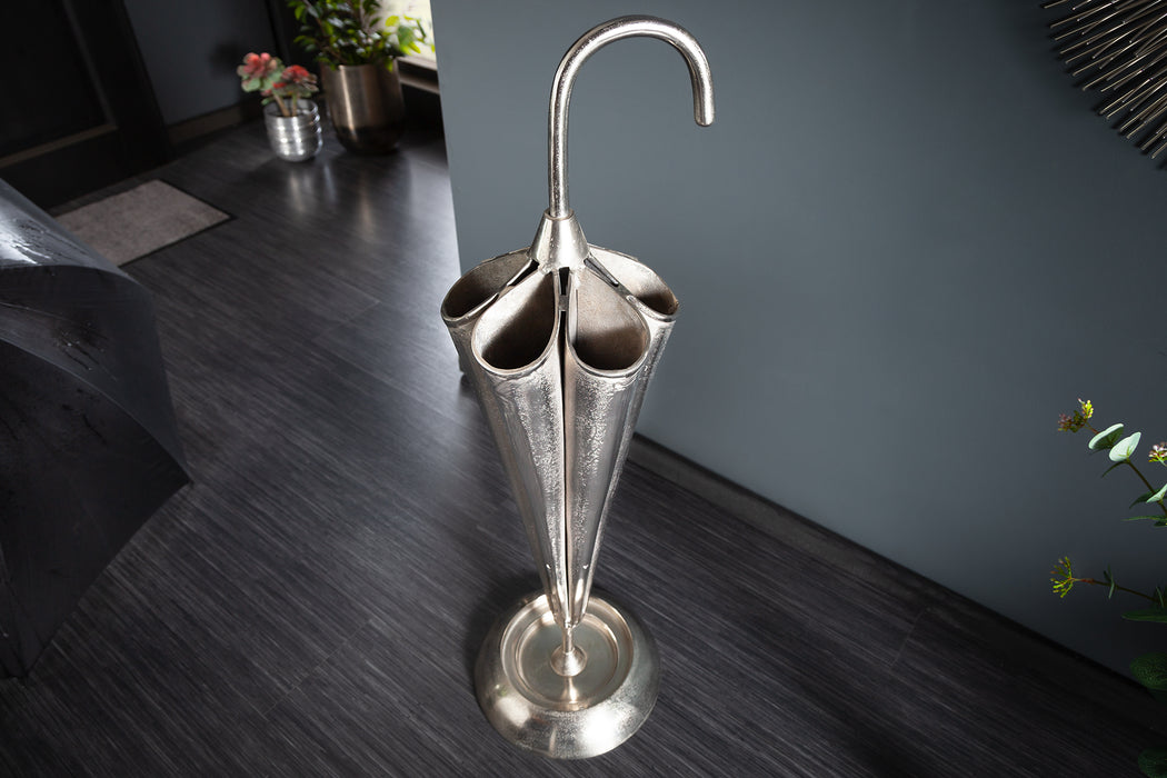 Schirmständer Umbrella 90cm silber