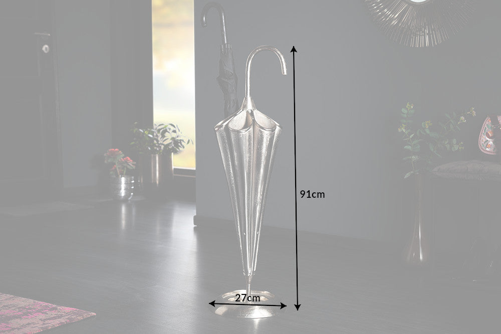 Schirmständer Umbrella 90cm silber