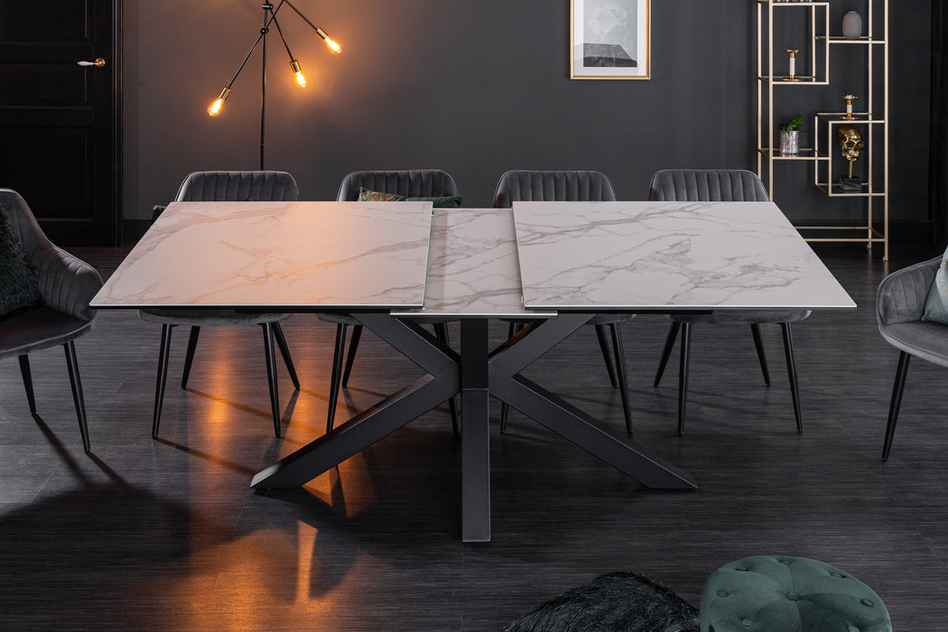 Esstisch Infinity 180-225cm Marmor-Optik