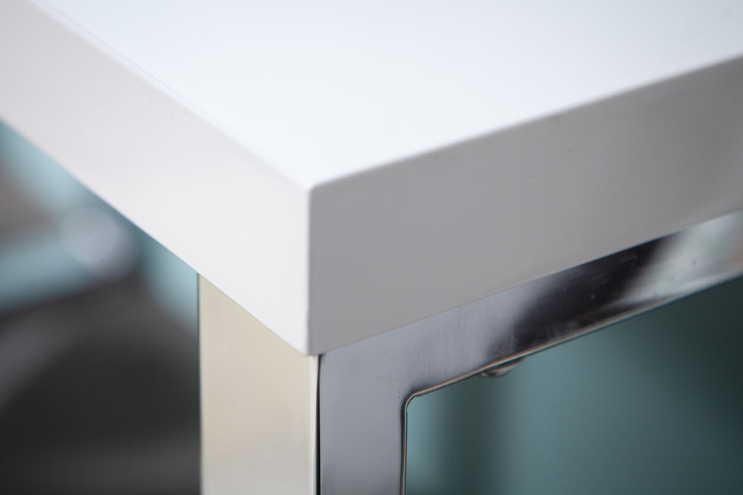 Laptoptisch White Desk 120x60cm weiss