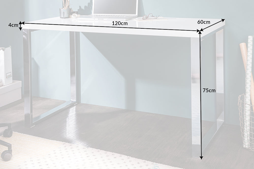 Laptoptisch White Desk 120x60cm weiss