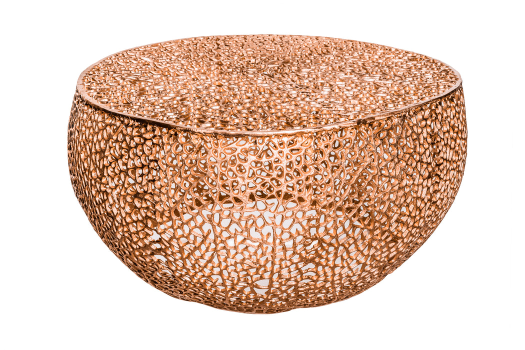 Couchtisch Petal 80cm kupfer