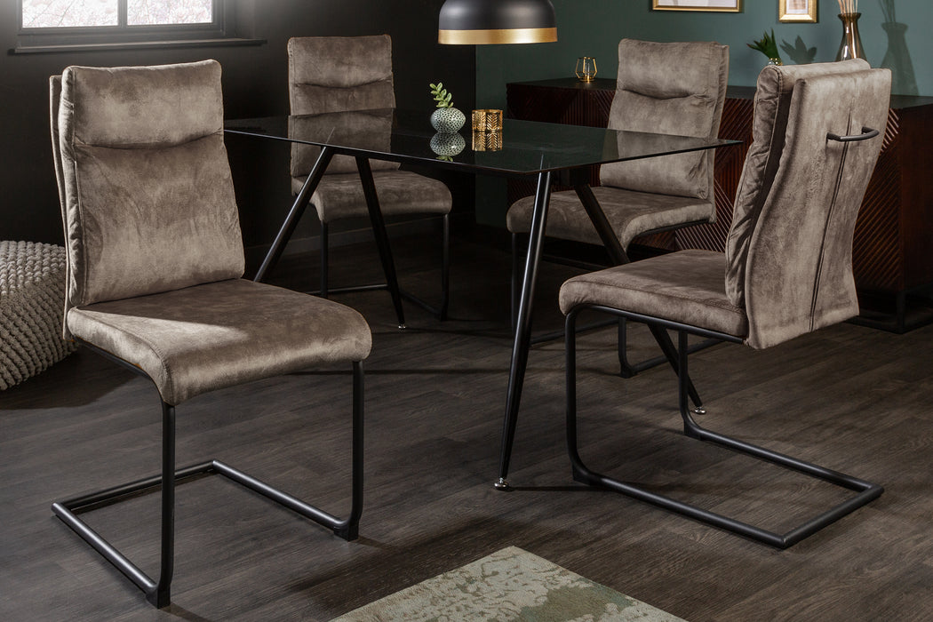 Freischwinger Ease antik taupe